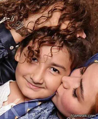 آنا نعمتی و دخترش