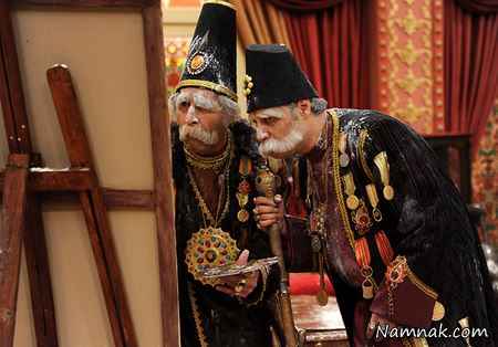 هادی کاظمی و جواد عزتی در سریال قهوه تلخ