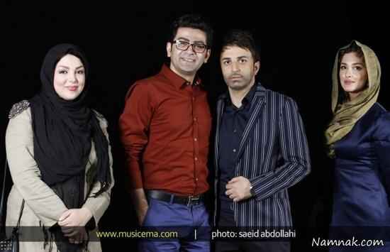 فرزاد حسنی ، علی لهراسبی ، یلدا انگالی و زهرا عاملی در کنسرت لهراسبی