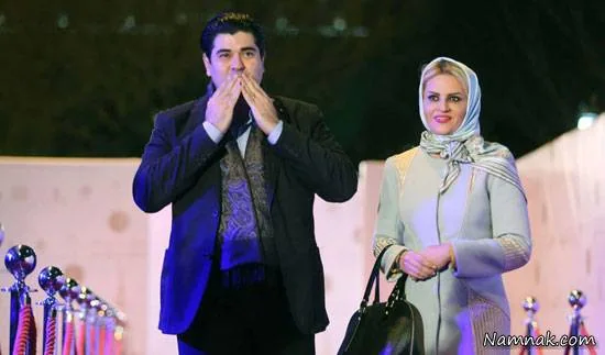 سالار عقیلی و همسرش