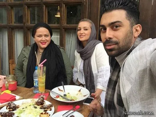 روناک یونسی و همسرش و بهاره رهنما