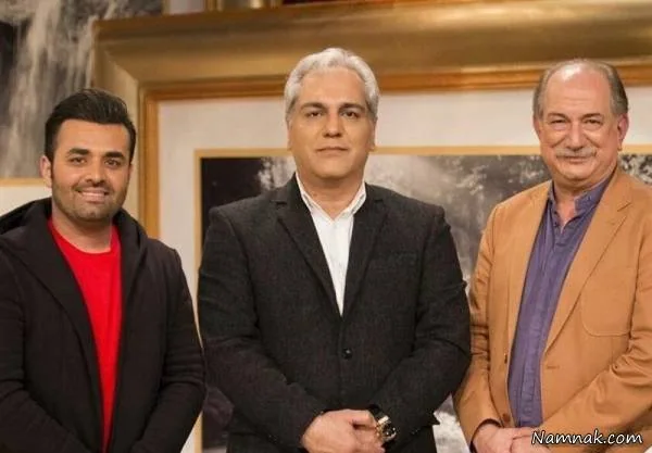 مهران مدیری با میثم ابراهیمی و آتیلا پسیانی 