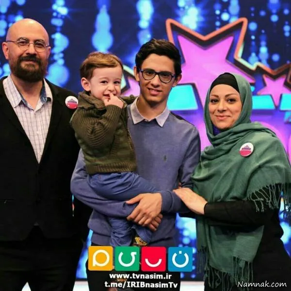 سیاوش مفیدی و همسر و فرزندانش در شبکه نسیم