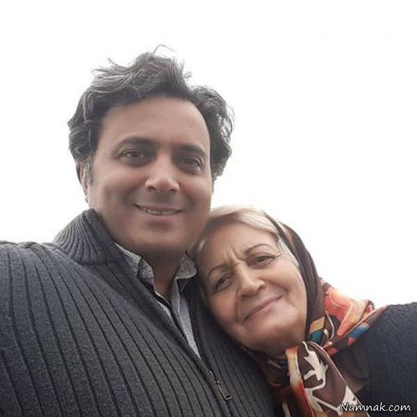 مجید اخشابی و مادرش