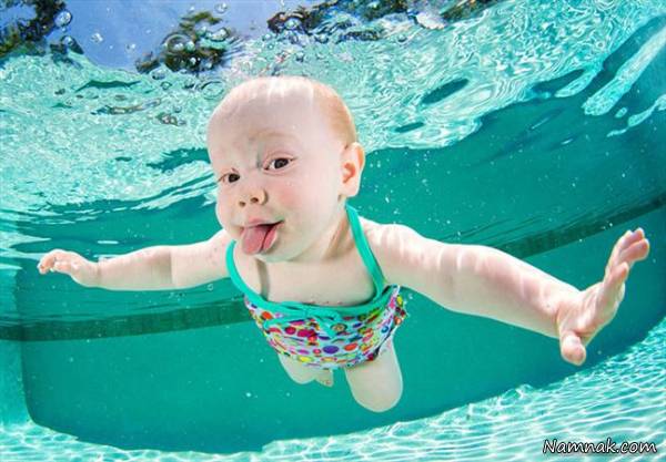 شنای نوزادان 