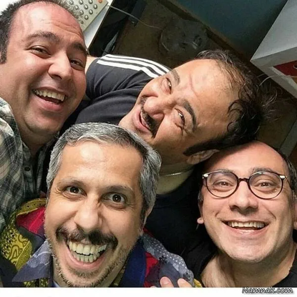 سلفی عارف لرستانی با طنازان سینما