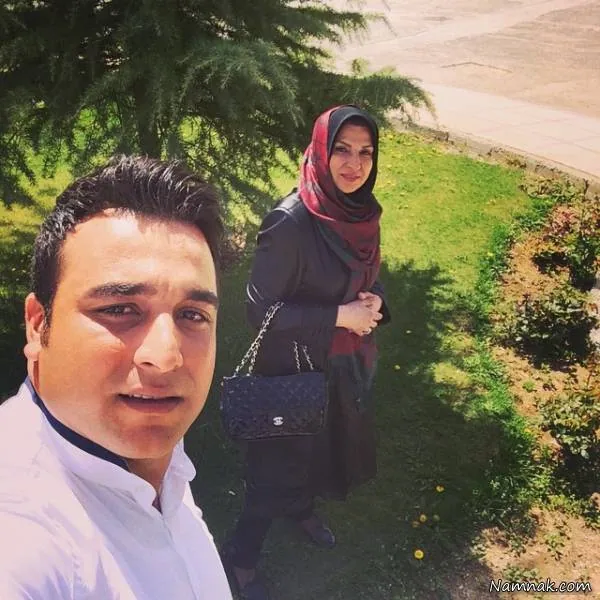 احسان حدادی و مادرش