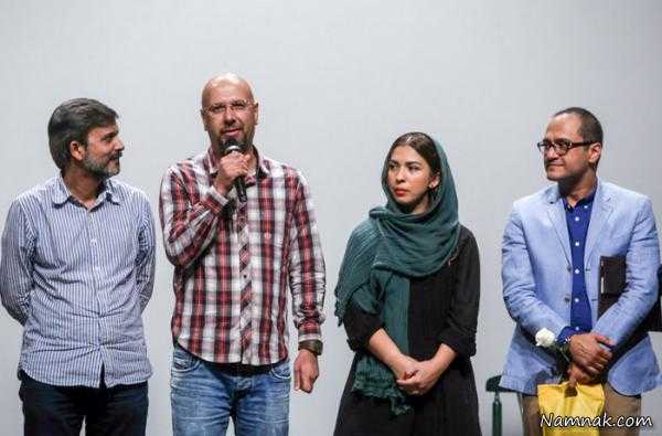 رامبد جوان ، محمد بحرانی و رضا شهیدی فر در جشن انجمن منتقدان و نویسندگان خانه تئاتر 