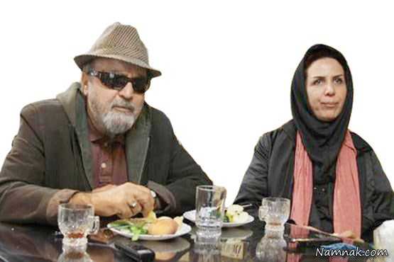  الهام غفوری و همسرش سیروس مقدم 