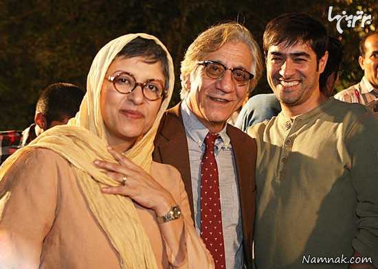 شهاب حسینی در کنار مسعود رایگان و رویا تیموریان