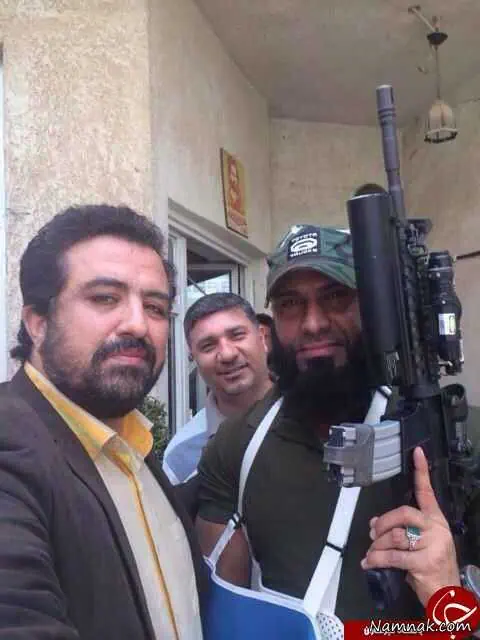  ابوعزرائیل و خبرنگار ایرانی