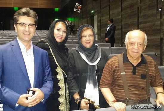 امیر حسین مدرس و همسرش در کنار مهوش وقاری و محسن قاضی مرادی