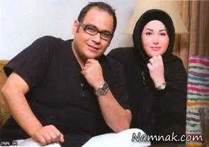 رضا داودنژاد و همسرش