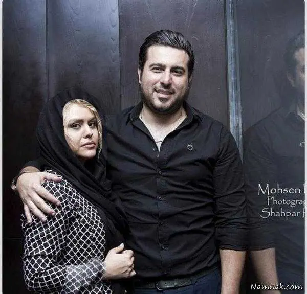 محسن کیایی و همسرش