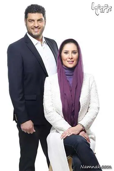 سام درخشانی و همسرش عسل