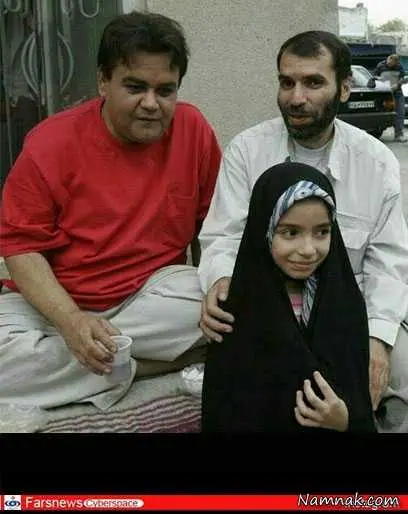  مسعود ده نمکی و دخترش