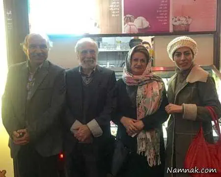 سعید امیرسلیمانی و همسرش 
