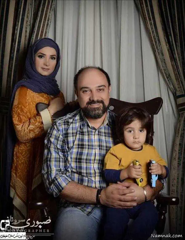برزو ارجمند و همسرش