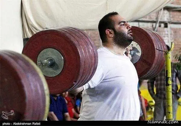بهداد سلیمی در حال تمرین