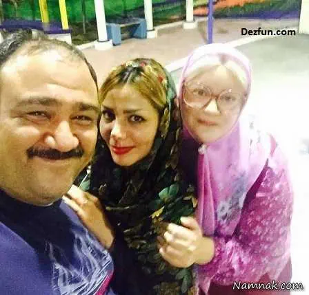مهران غفوریان و همسرش
