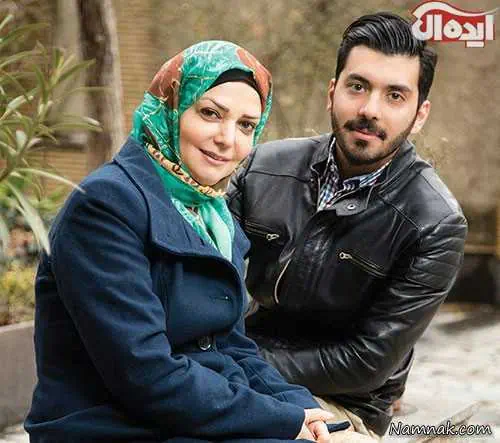 الهه رضایی و پسرش