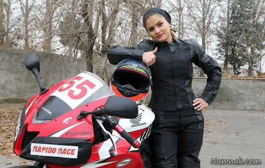 عکسهای بهناز شفیعی موتور سوار