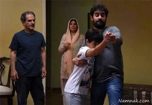 شهاب حسینی، هنگامه قاضیانی و ناصر هاشمی در فیلم برادرم خسرو
