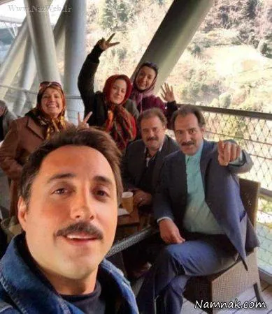 سلفی بازیگران سریال پادری