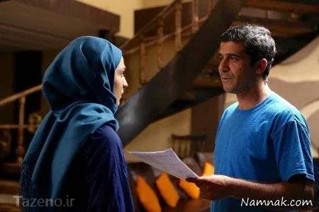 گلاره عباسی و افشین عمران دستیار کارگردان