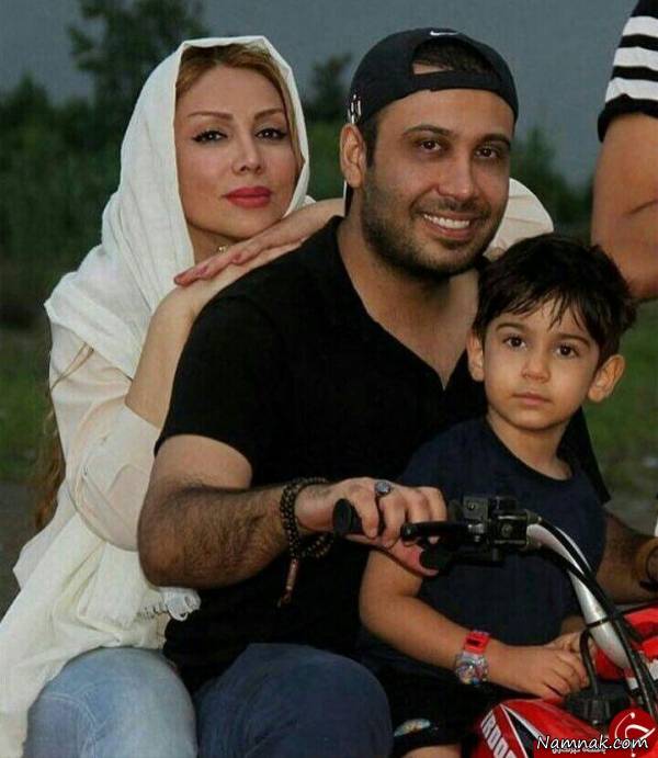 محسن چاوشی و همسرش به همراه پسرشان