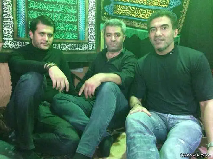 سیاوش خیرابی در کنار احمدرضا عابدزاده