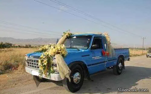 ماشین عروس با نیسان