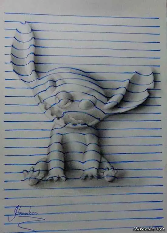 نقاشی های سه بعدی هنرمند برزیلی