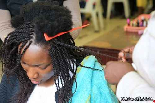 آرایشگاه زنانه در آفریقا