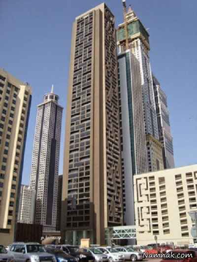 برج مارپیچ در شهر دبی