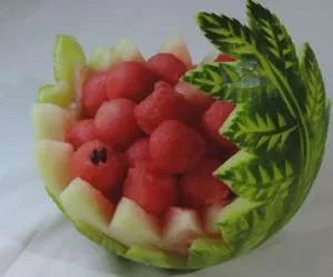 روش برش میوه