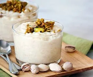 فرنی سنجد و سبوس گندم