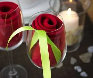 دستمال سفره تزیین شده