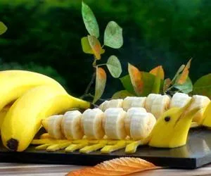 تزیین موز