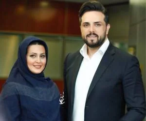 شهاب حسینی و همسرش