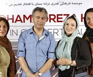 بازیگران در کنسرت هدایتی