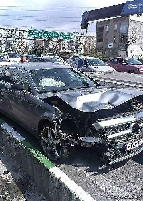 تصادف بنز