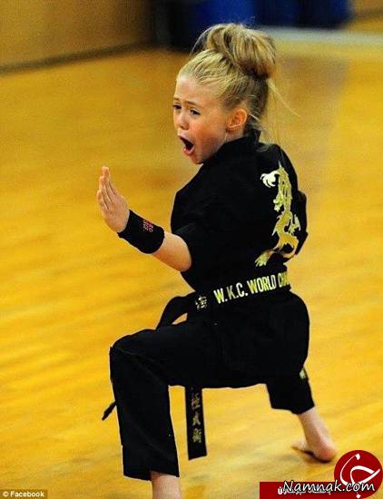 دختر کاراته باز