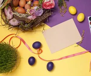 تخمه مرغ رنگی