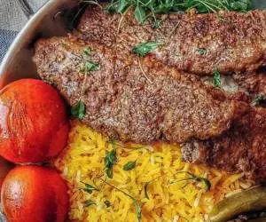 کباب بادمجان با گوشت