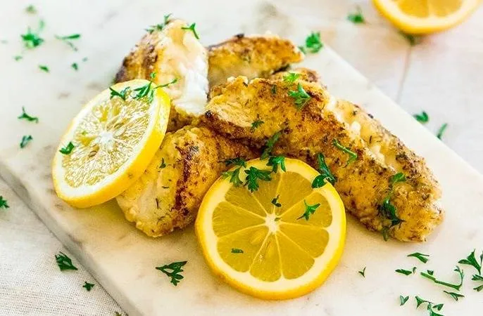 ماهی با لیمو