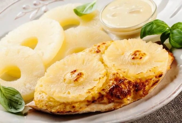  مرغ با آناناس