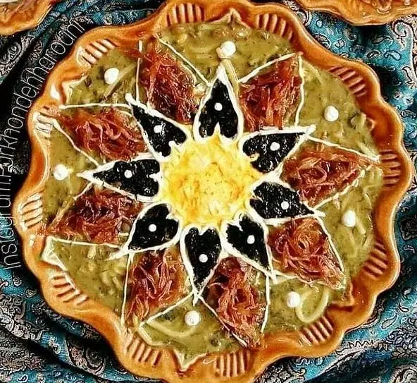 تزیین آش