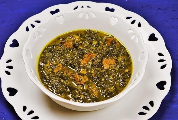 خورش اسفناج