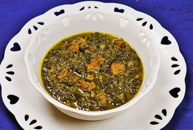 خورش اسفناج